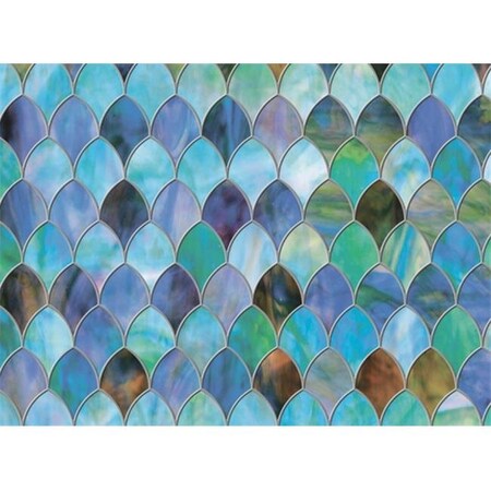 Perfecttwinkle Peacock Window Premium Film - 24 in. PE124860